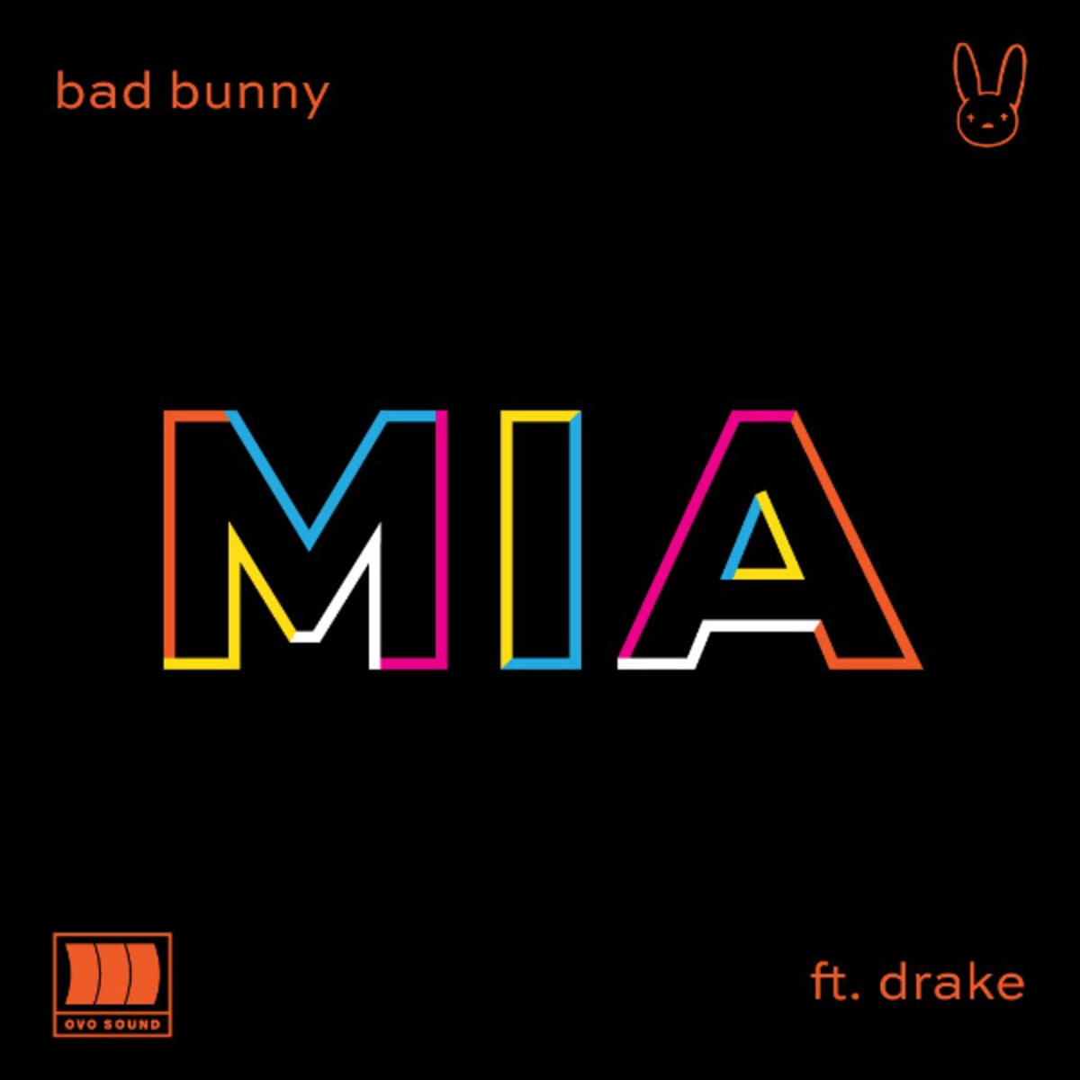 Bad Bunny Drake Mia Cover Art